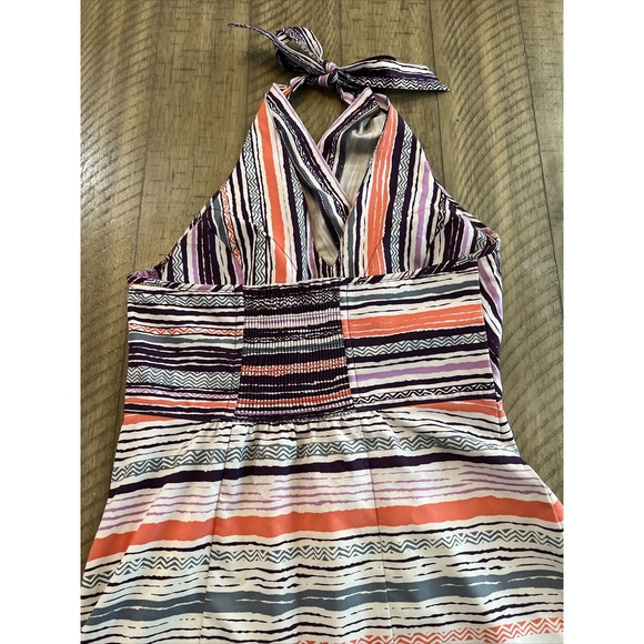 Athleta Pack Everywhere Striped Halter Dress Women's SZ 4P - Picture 8 of 13